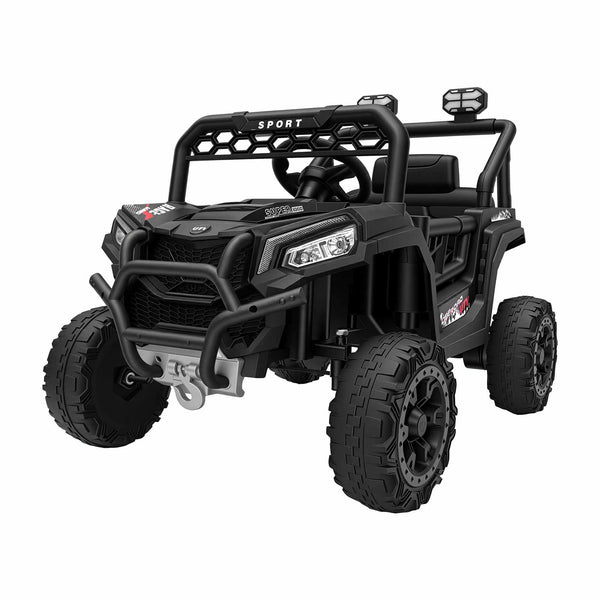 Rigo Ride On Car Kids Jeep 12V Kids Electric Car Remote Control Black Awezingly