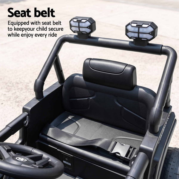 Rigo Ride On Car Kids Jeep 12V Kids Electric Car Remote Control Black Awezingly