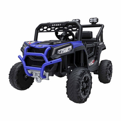 Rigo Ride On Car Kids Jeep 12V Kids Electric Car Remote Control Blue