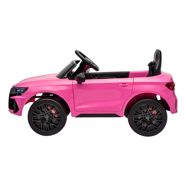 Ride On Car Licensed Audi RS3 Car for Kids 12V Remote Control Pink Awezingly