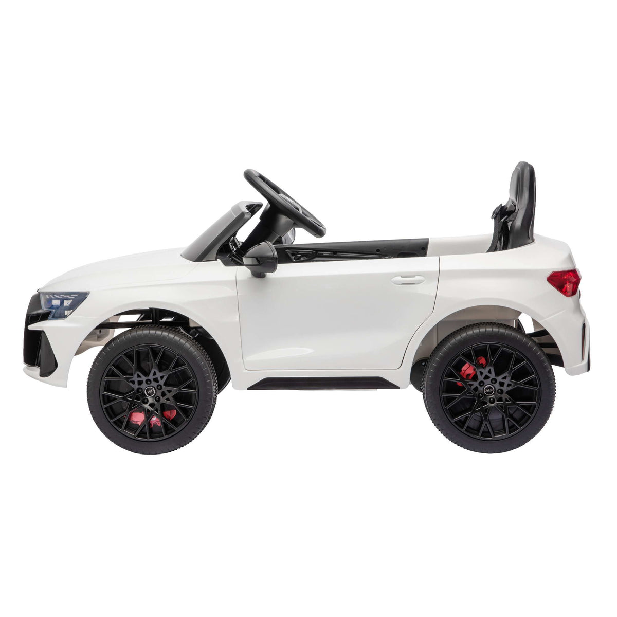 Ride On Car Licensed Audi RS3 Car for Kids 12V Remote Control White Awezingly