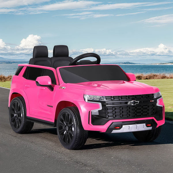 Kids Ride On Car Licensed Chevrolet Tahoe Electric Toys Horn Remote 12V Pink Does Not Apply