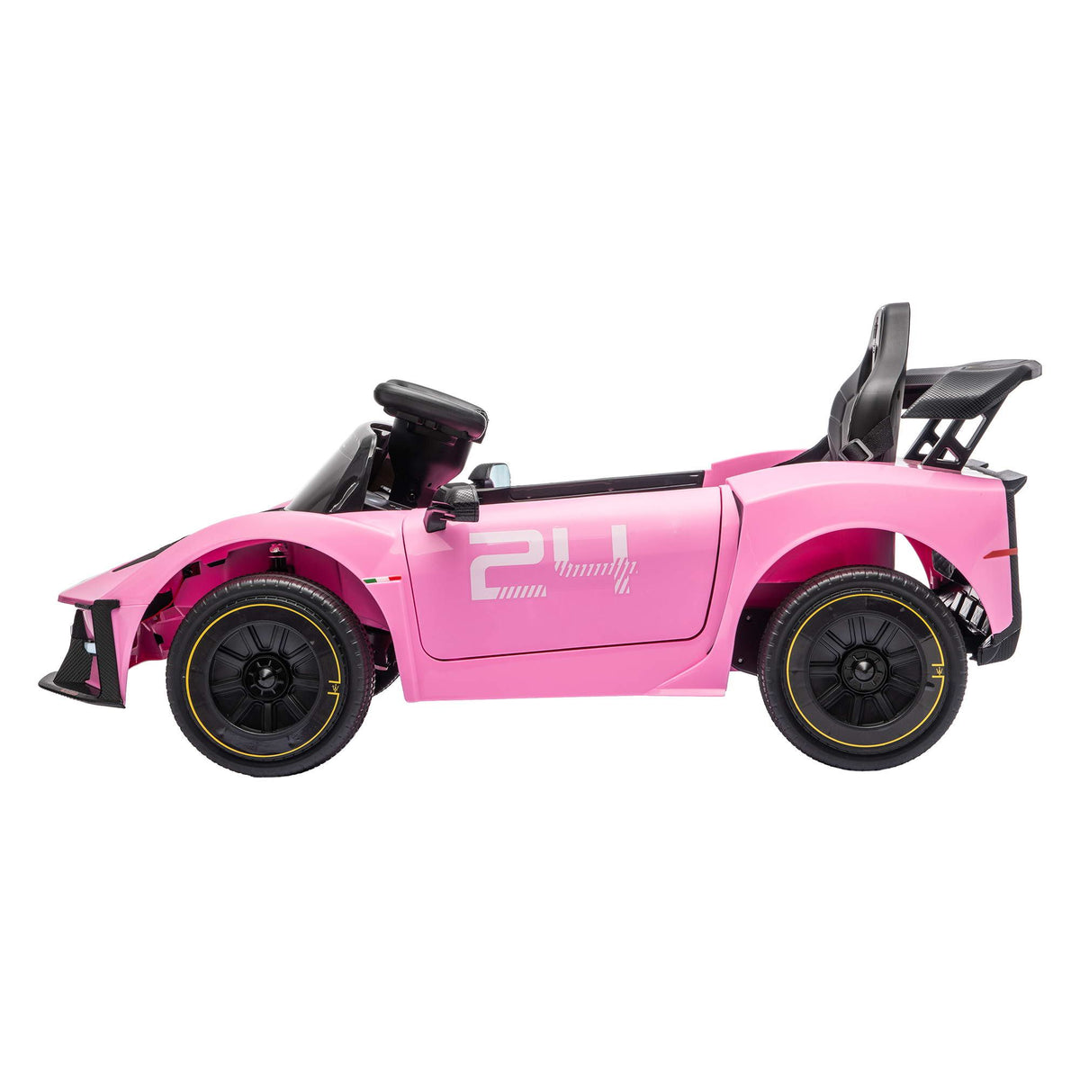 Ride On Car Maserati Licensed MCXtrema Car for Kids 12V Remote Control Pink Awezingly