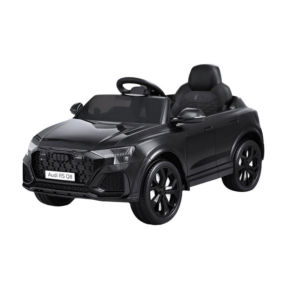 Kids Ride On Car Licensed RSQ8 Electric Toy Black Remote 12V Cars Black Awezingly