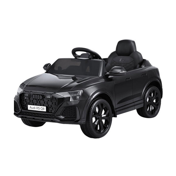 Kids Ride On Car Licensed RSQ8 Electric Toy Black Remote 12V Cars Black Awezingly