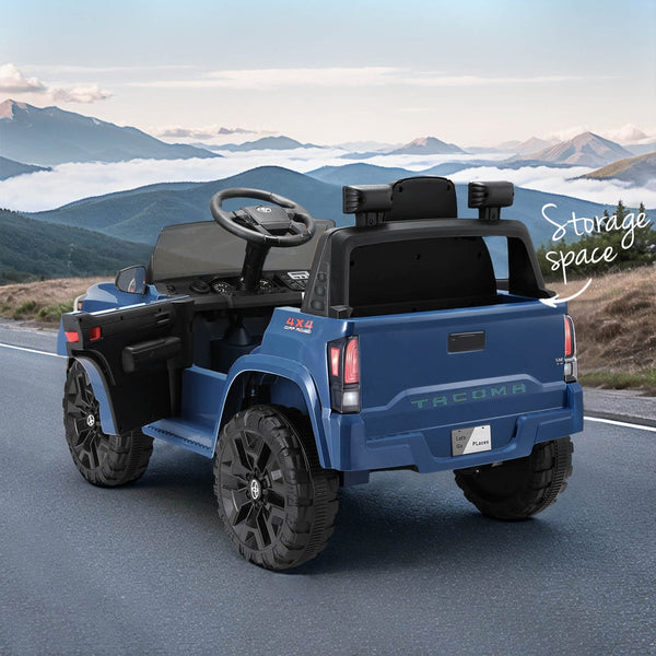 Kids Electric Ride On Car Toyota Tacoma Off Road Jeep Toy Cars Remote 12V Blue Does not apply