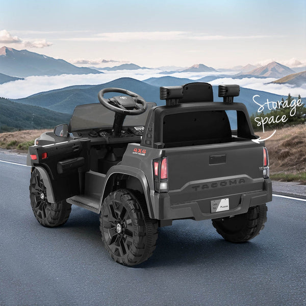 Kids Electric Ride On Car Toyota Tacoma Off Road Jeep Toy Cars Remote 12V Grey Does not apply