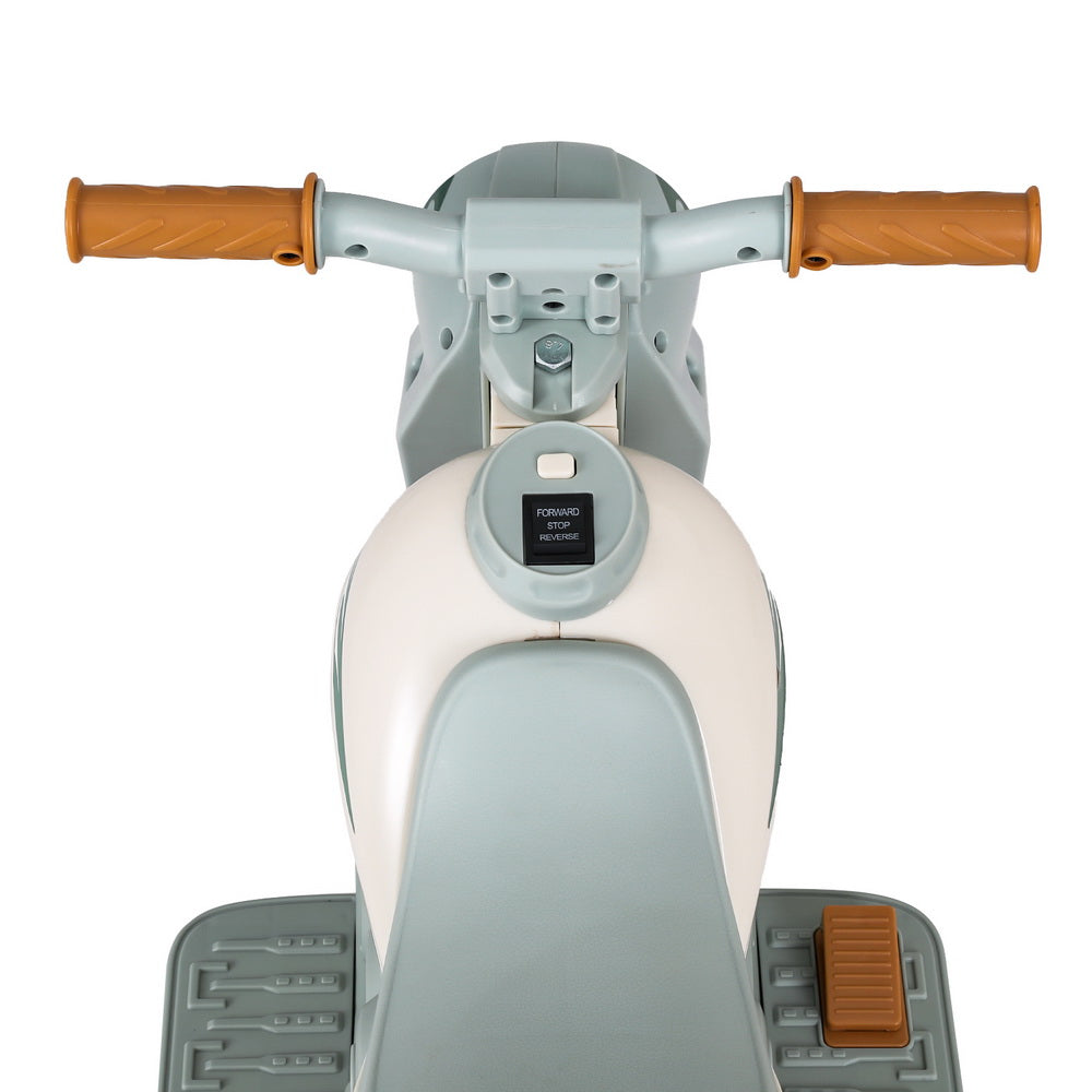 Rigo Kids Ride On Car Electric Motorcycle Motorbike with Bubble Maker Green RIGO