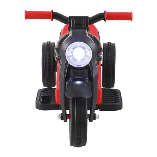 Rigo Kids Ride On Car Motorcycle Motorbike with Bubble Maker Electric Toy 6V Red RIGO