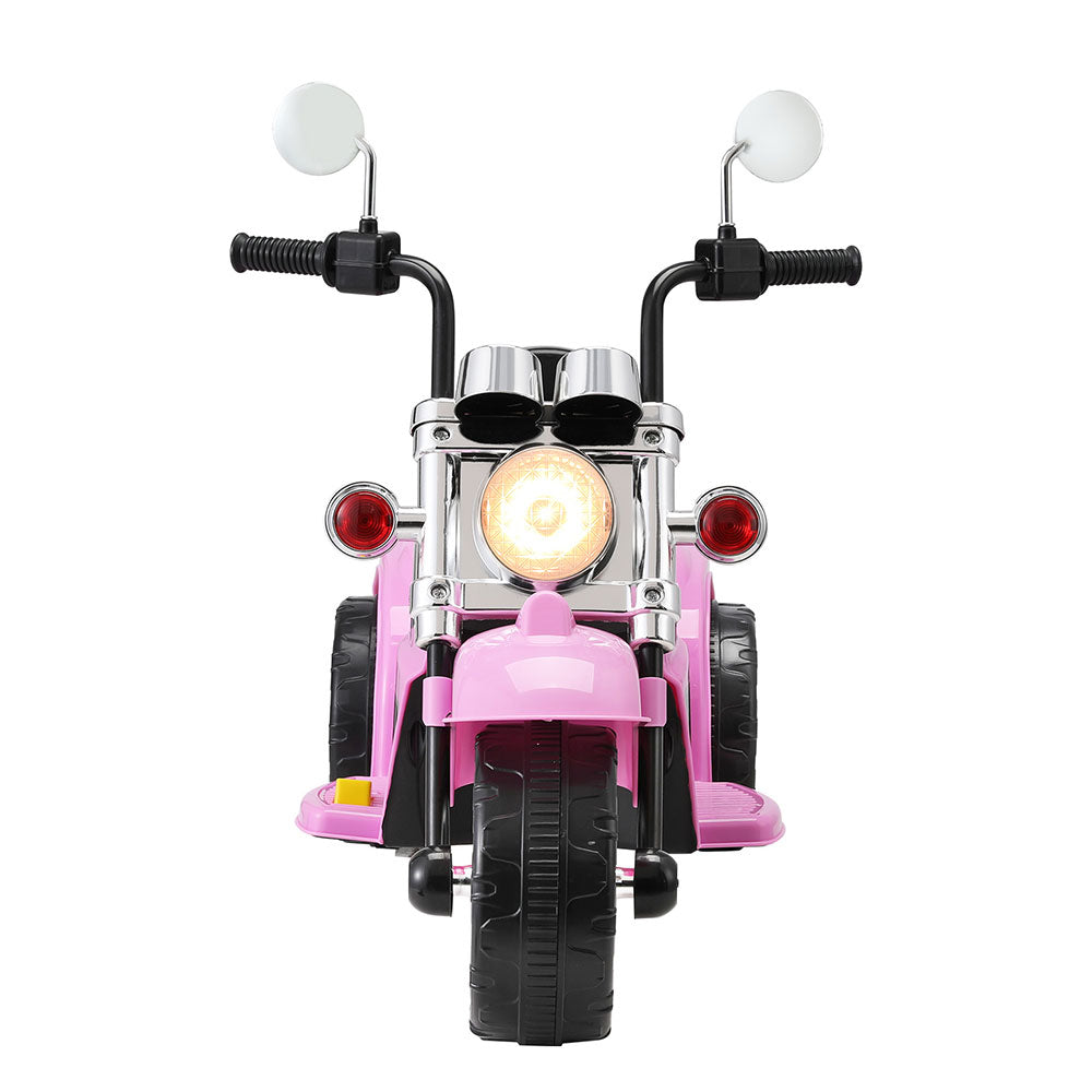 Rigo Kids Ride On Car Motorcycle Motorbike Electric Toys Horn Music 6V Pink RIGO