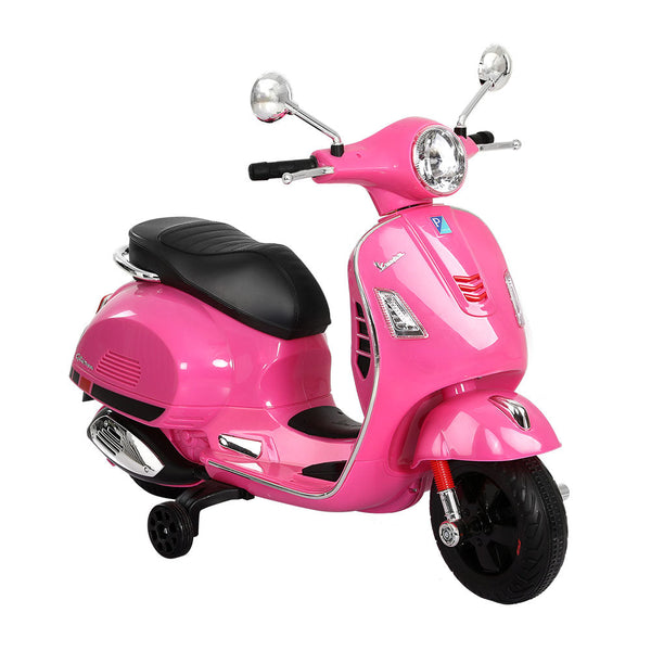 Kids Electric Ride On Car Motorcycle Motorbike Vespa Licensed GTS Pink Does Not Apply
