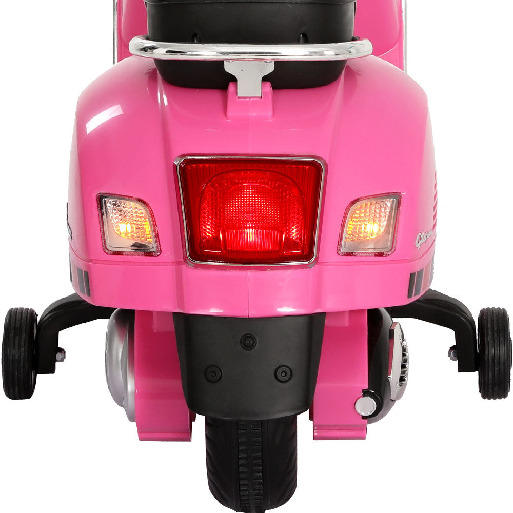 Kids Electric Ride On Car Motorcycle Motorbike Vespa Licensed GTS Pink Does Not Apply