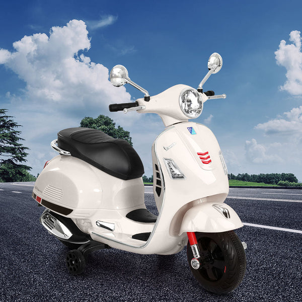 Kids Electric Ride On Car Motorcycle Motorbike Vespa Licensed GTS White Does Not Apply