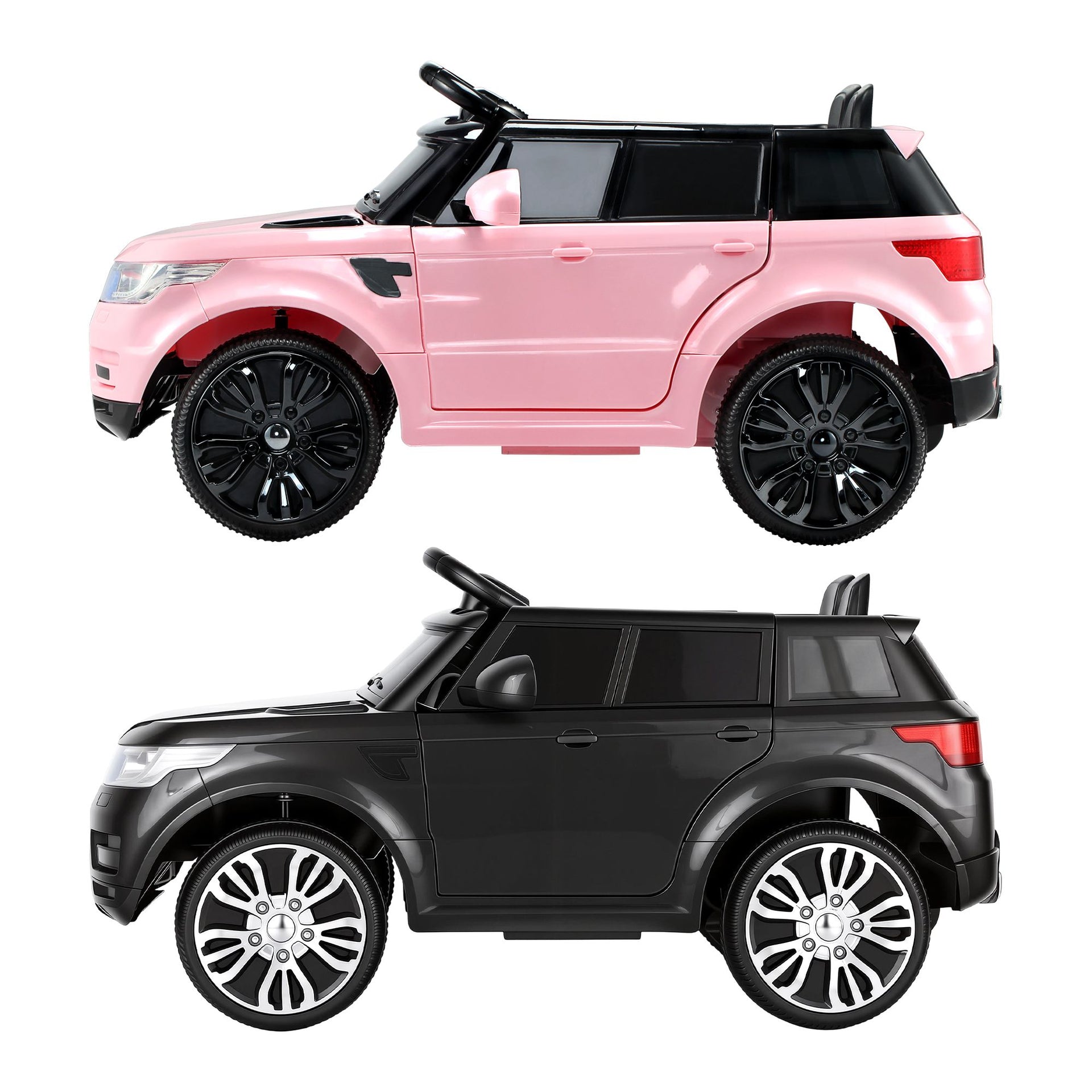 Rigo Kids Electric Ride On Car Black Pink Ride-On Toy with Remote Control Rigo