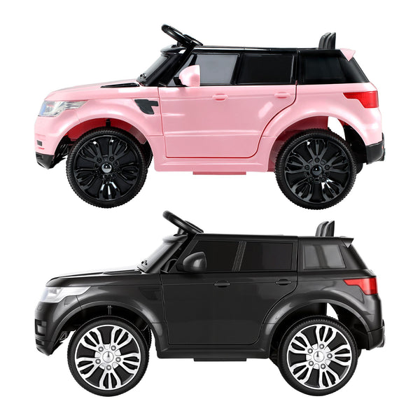 Rigo Kids Electric Ride On Car Black Pink Ride-On Toy with Remote Control Rigo