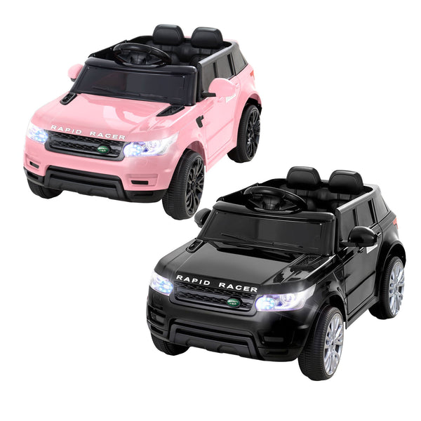 Rigo Kids Electric Ride On Car Black Pink Ride-On Toy with Remote Control Rigo