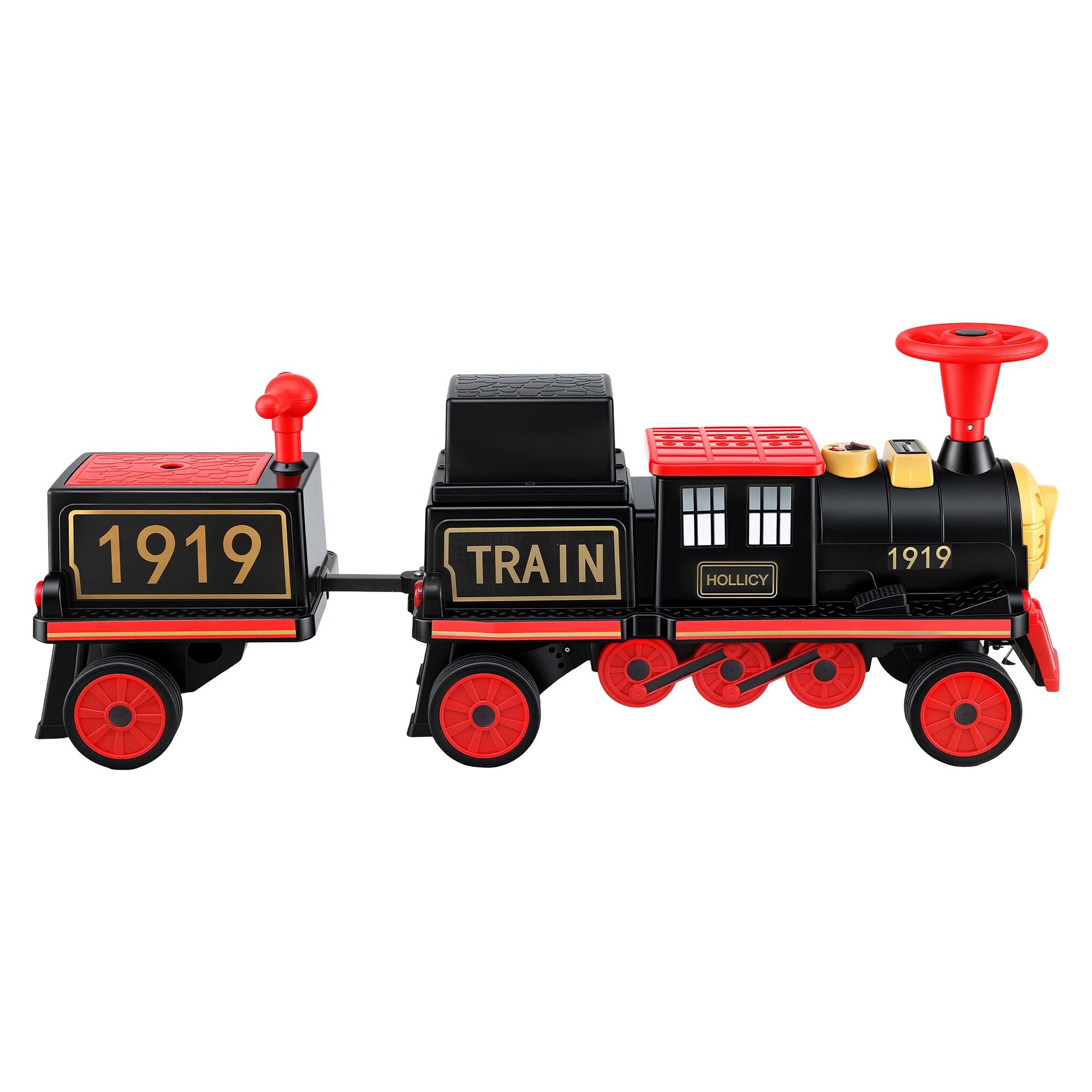 Rigo Kids Ride on Car Train 12V Electric Toy 2 Seater 136cm Awezingly