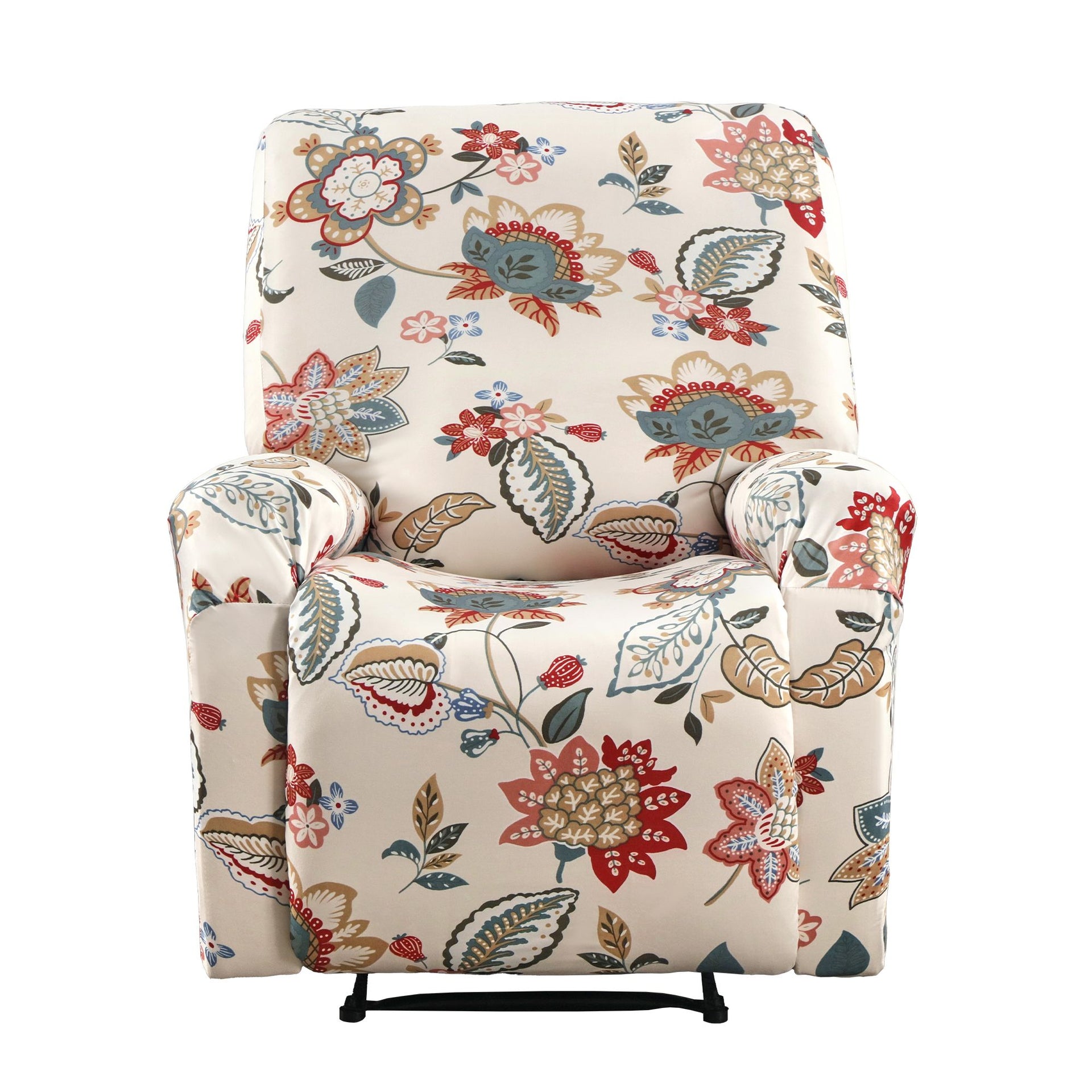 Artiss Stretch Kids Recliner Cover 4-Pieces Recliner Chair Slipcovers Printed Polyester Awezingly
