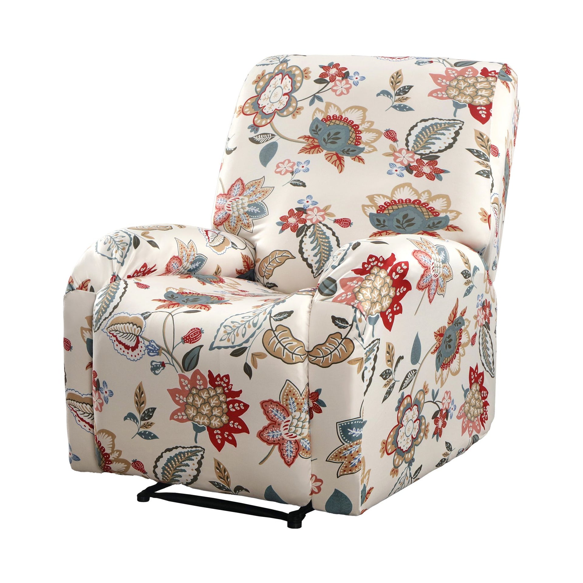 Artiss Stretch Kids Recliner Cover 4-Pieces Recliner Chair Slipcovers Printed Polyester Awezingly