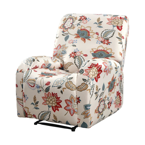 Artiss Stretch Kids Recliner Cover 4-Pieces Recliner Chair Slipcovers Printed Polyester Awezingly