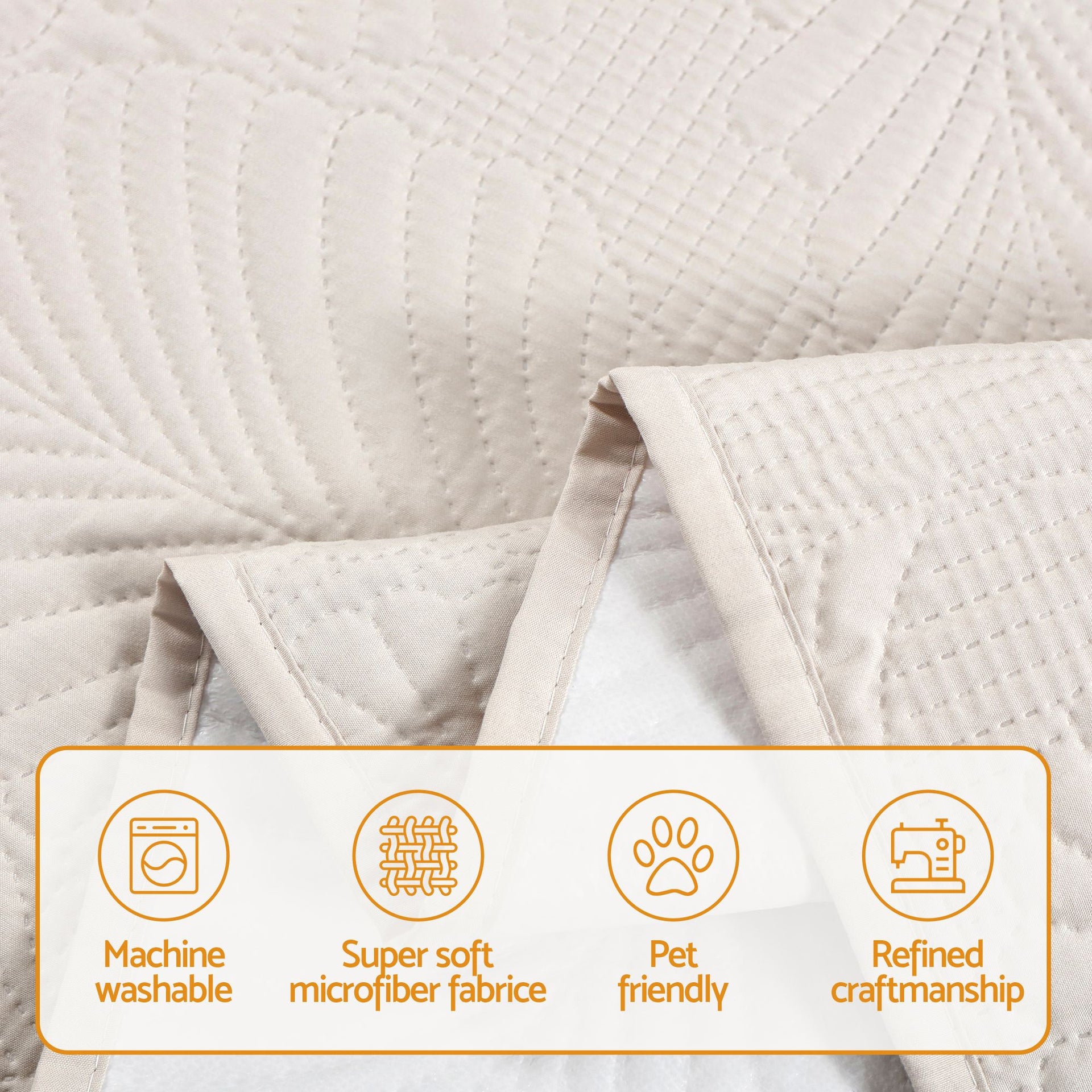 Artiss Quilted Recliner Chair Covers 100% Waterproof Recliner Slipcovers Awezingly