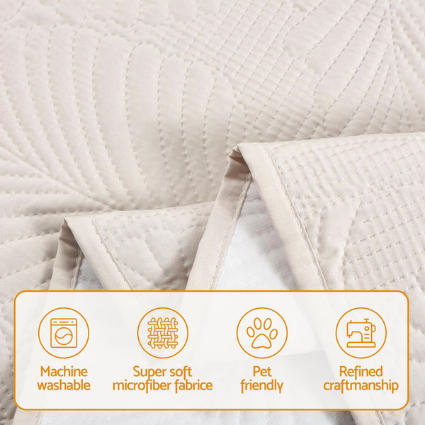 Artiss Quilted Recliner Chair Covers 100% Waterproof Recliner Slipcovers Awezingly