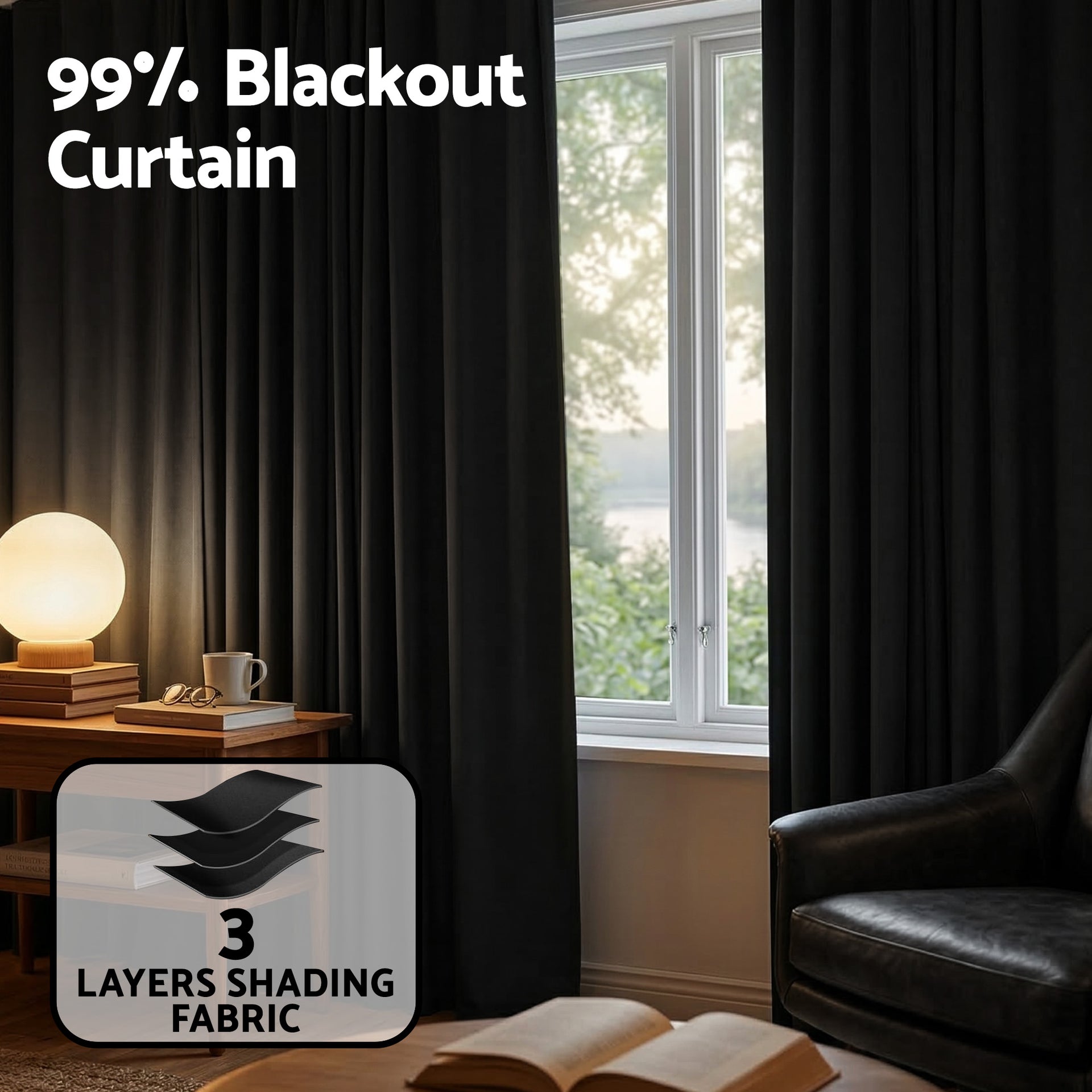 Artiss Room Divider Curtain Ceiling Mounted Track Sets Flexible Black Awezingly