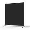 Artiss Room Divider Screen 175x180cm Fabric Black