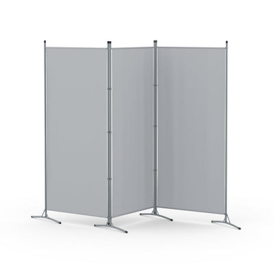 Artiss 3 Panel Room Divider Screen 260x180cm Fabric Grey