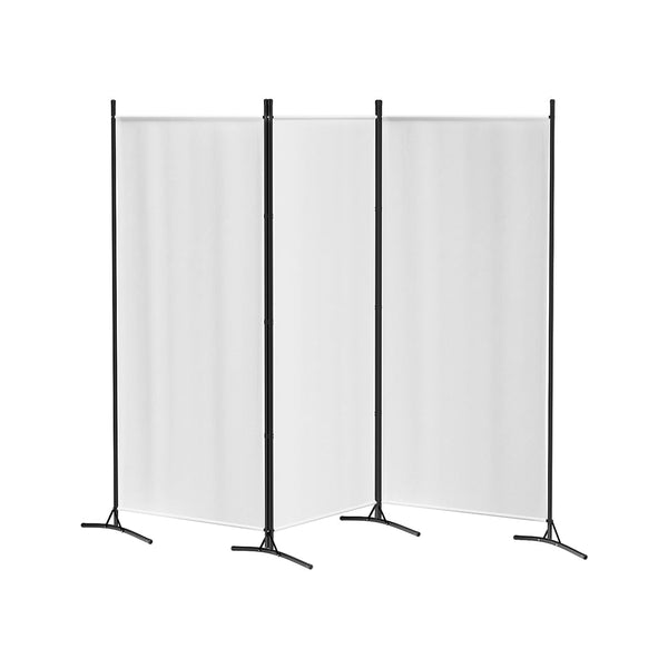 Artiss 3 Panel Room Divider Screen 260x180cm Fabric White Artiss