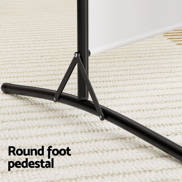 Artiss 3 Panel Room Divider Screen 260x180cm Fabric White Artiss