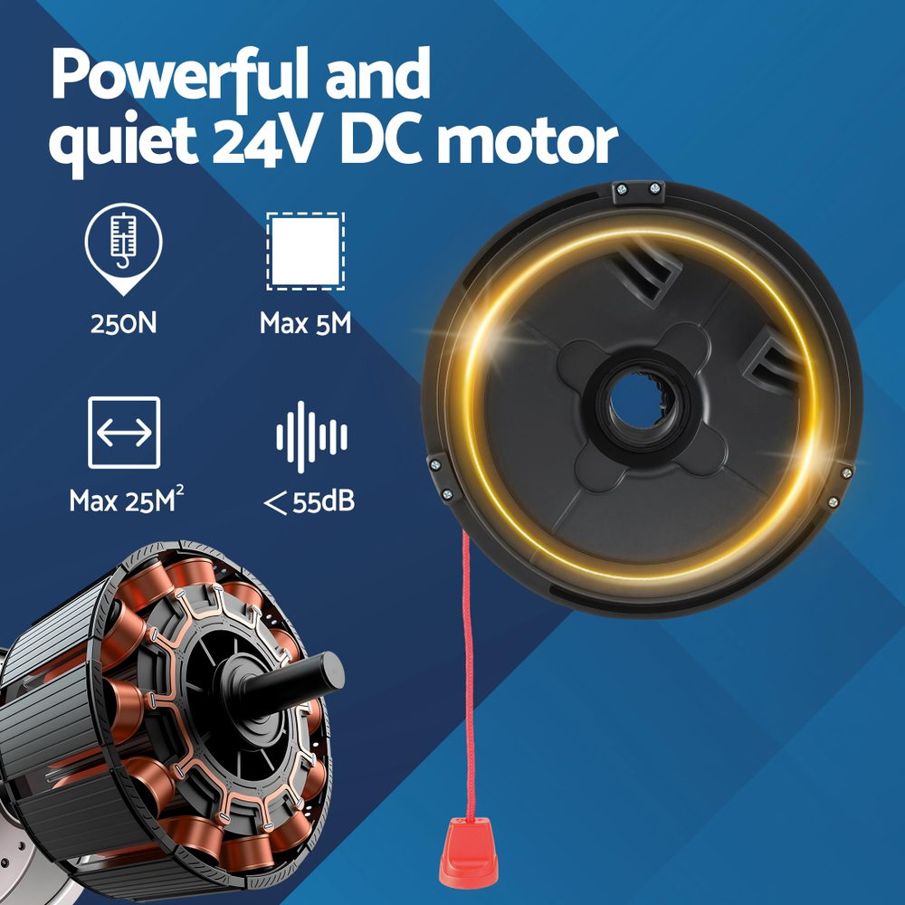 UL-tech Garage Roller Door Opener 250N Motor Auto Safety Reverse 220V Awezingly
