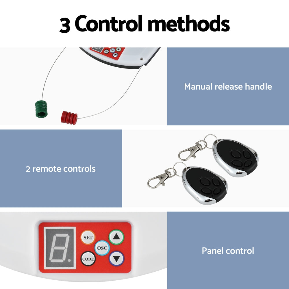 UL-tech Garage Roller Door Opener 800N Motor Auto Safety Reverse 220V Awezingly