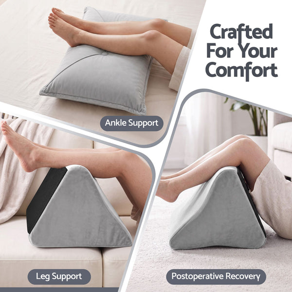 Giselle Bedding Back Pillow for Sitting in Bed, No-Collapse 25D High-Density Base, Ergonomic Lumbar Support Pillow for Gaming, Nursing & Floor Tatami, 90% Shredded Sponge Cushion with Washable Velvet Cover Awezingly
