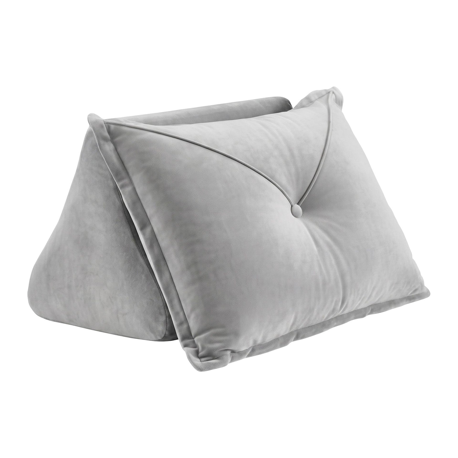 Giselle Bedding Back Pillow for Sitting in Bed, No-Collapse 25D High-Density Base, Ergonomic Lumbar Support Pillow for Gaming, Nursing & Floor Tatami, 90% Shredded Sponge Cushion with Washable Velvet Cover Awezingly