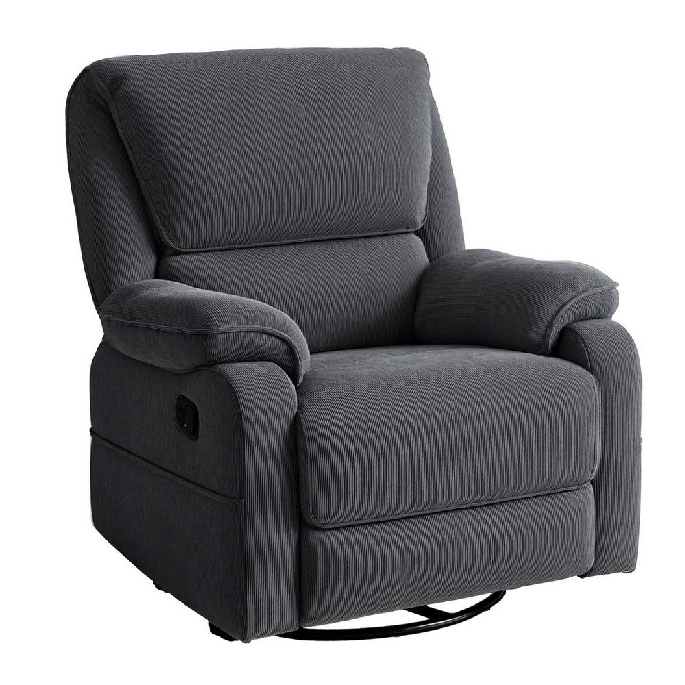 Artiss Rocking Recliner Chair 360 Swivel Massage Heated Reclining Chairs Awezingly