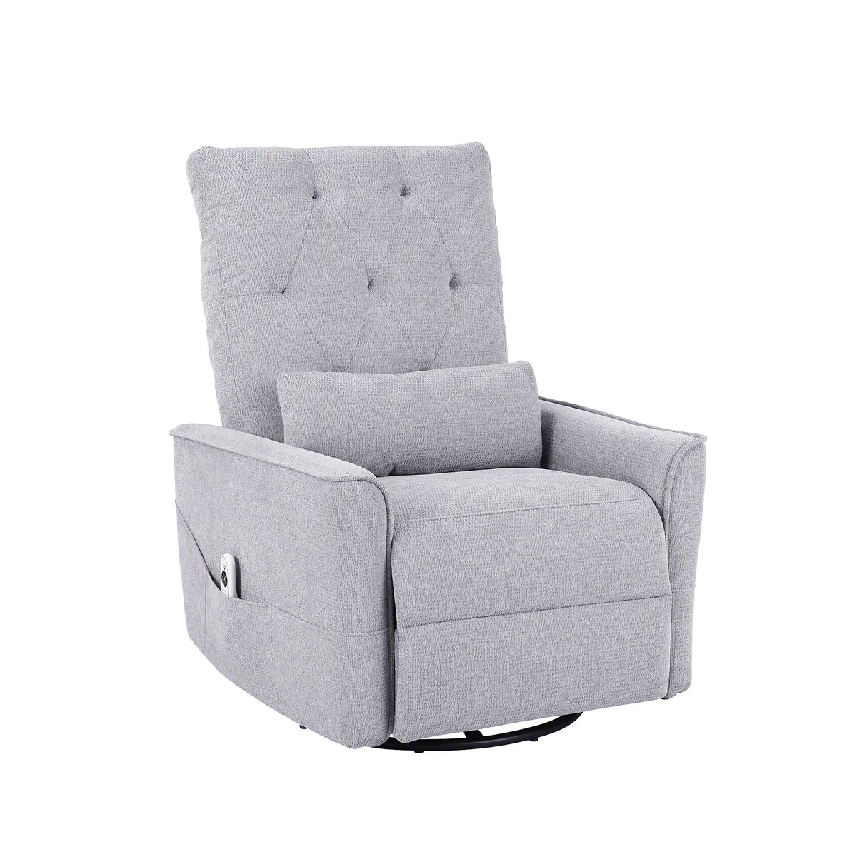 Artiss Electric Massage Recliner Chair with 270° Swivel & Heat, Grey Awezingly