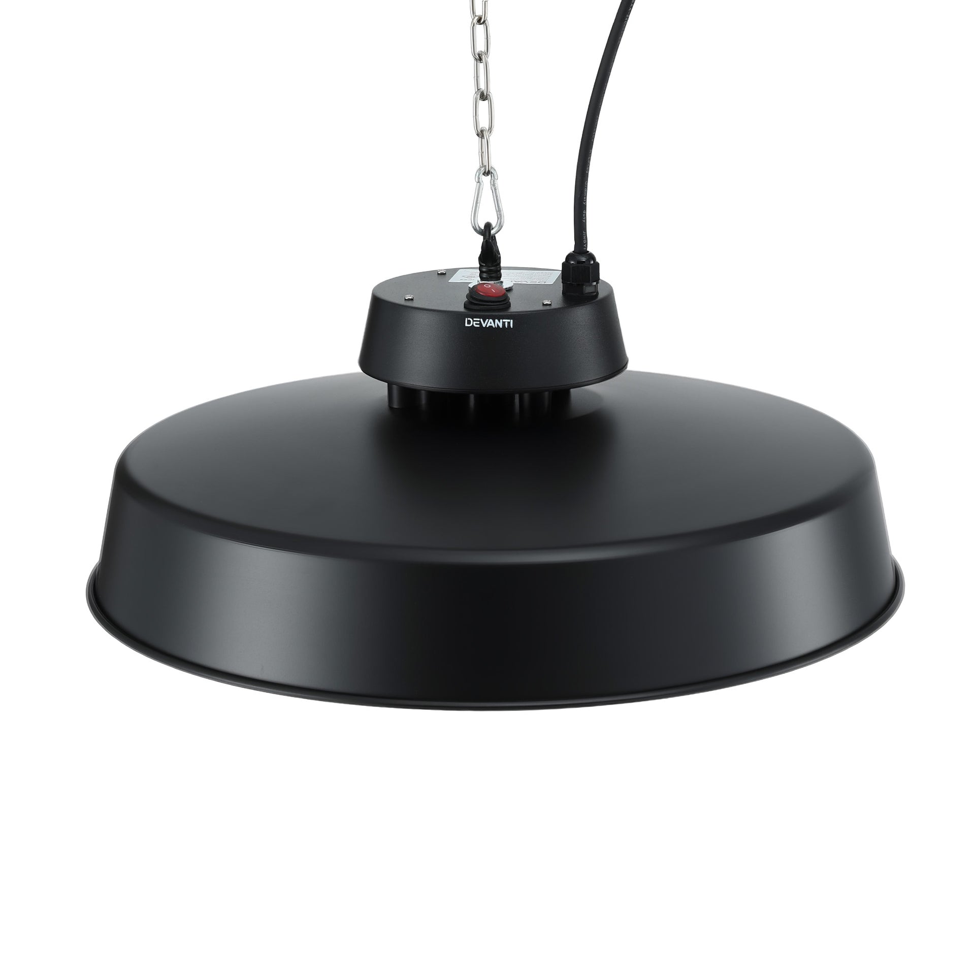 Devanti 2000W Outdoor Electric Patio Heater Ceiling Mount with LED Light Remote Awezingly