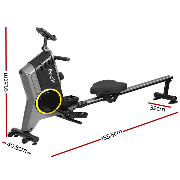 Everfit Rowing Machine 12 Levels Magnetic Rower Fitness Gym Cardio Workout Everfit