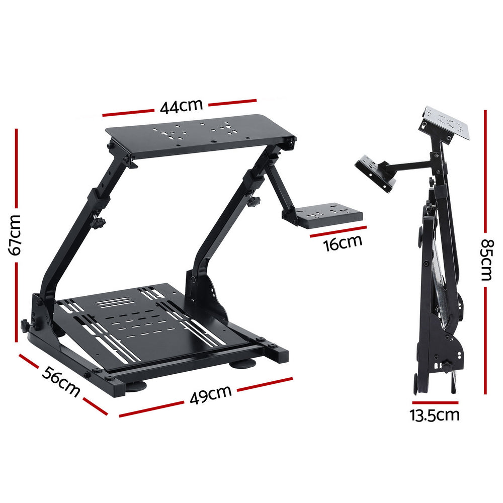 Artiss Racing Simulator Stand Foldable Racing Wheel Stand for Logitech G29 Artiss