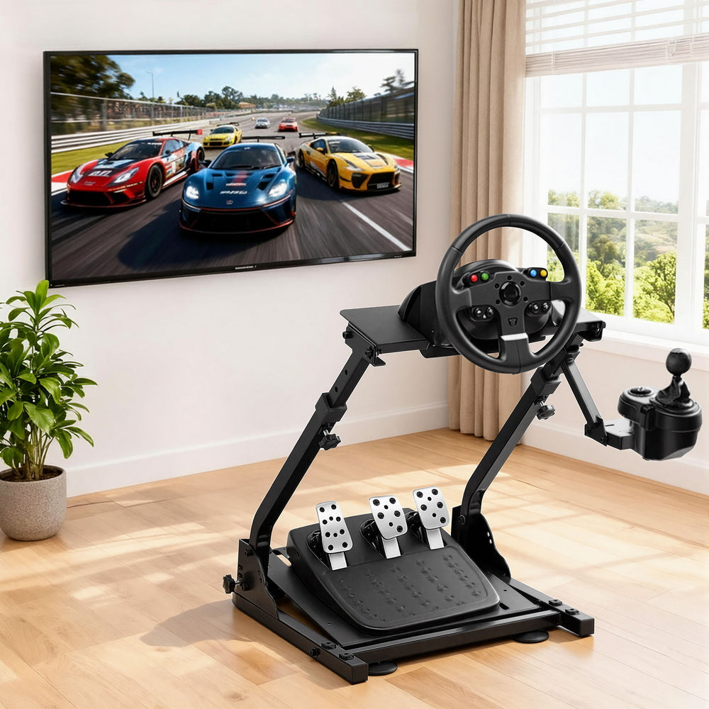 Artiss Racing Simulator Stand Foldable Racing Wheel Stand for Logitech G29 Artiss