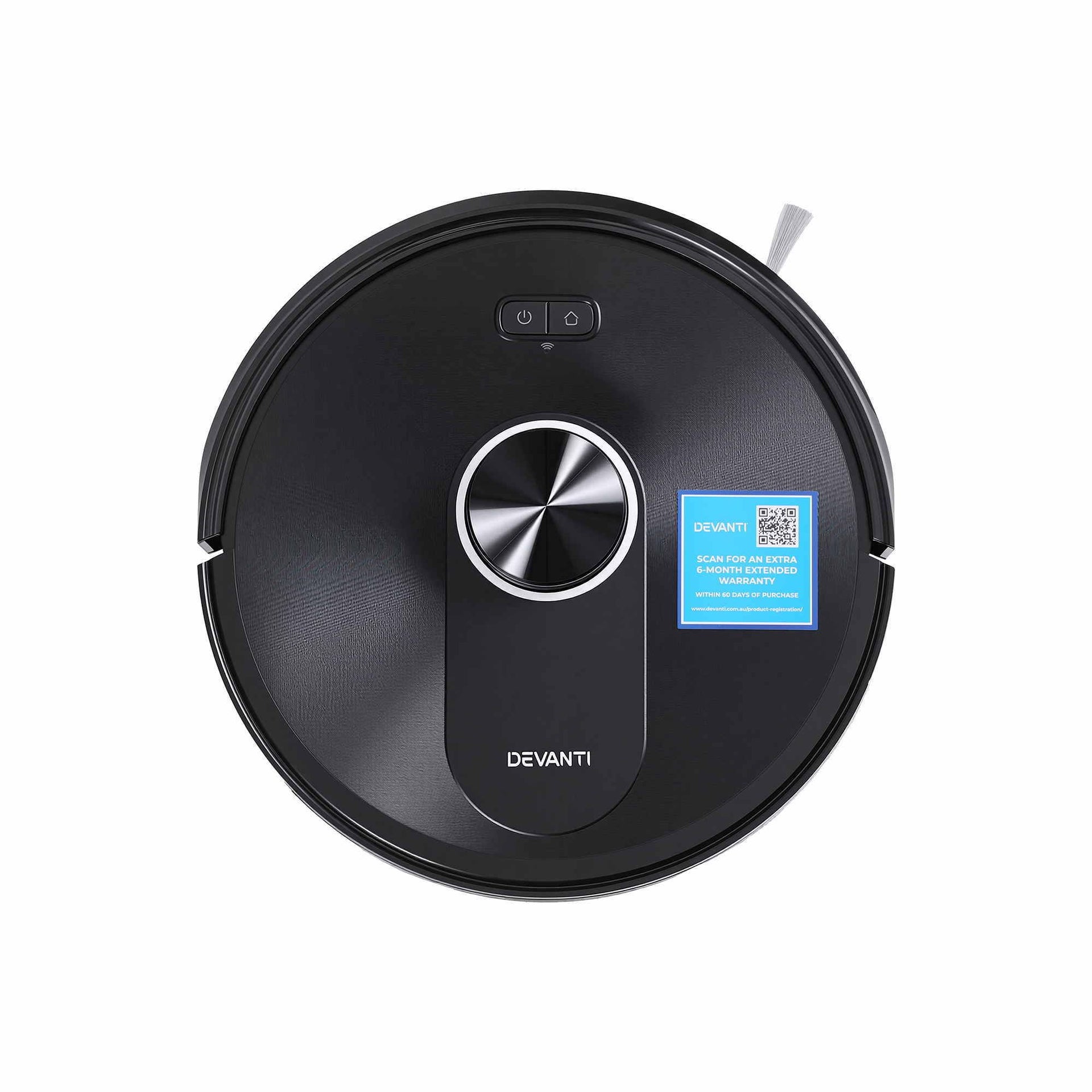 DEVANTI Robot Vacuum and Mop, APP Control 6000Pa LDS Laser 3-in-1 Cleaning Awezingly