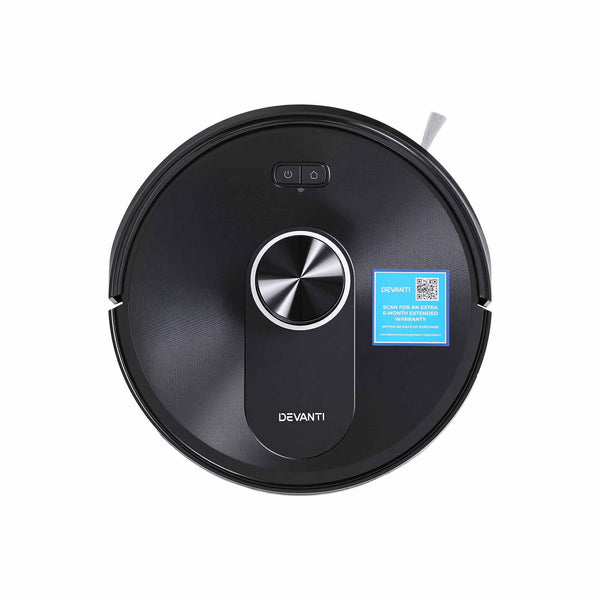 DEVANTI Robot Vacuum and Mop, APP Control 6000Pa LDS Laser 3-in-1 Cleaning Awezingly