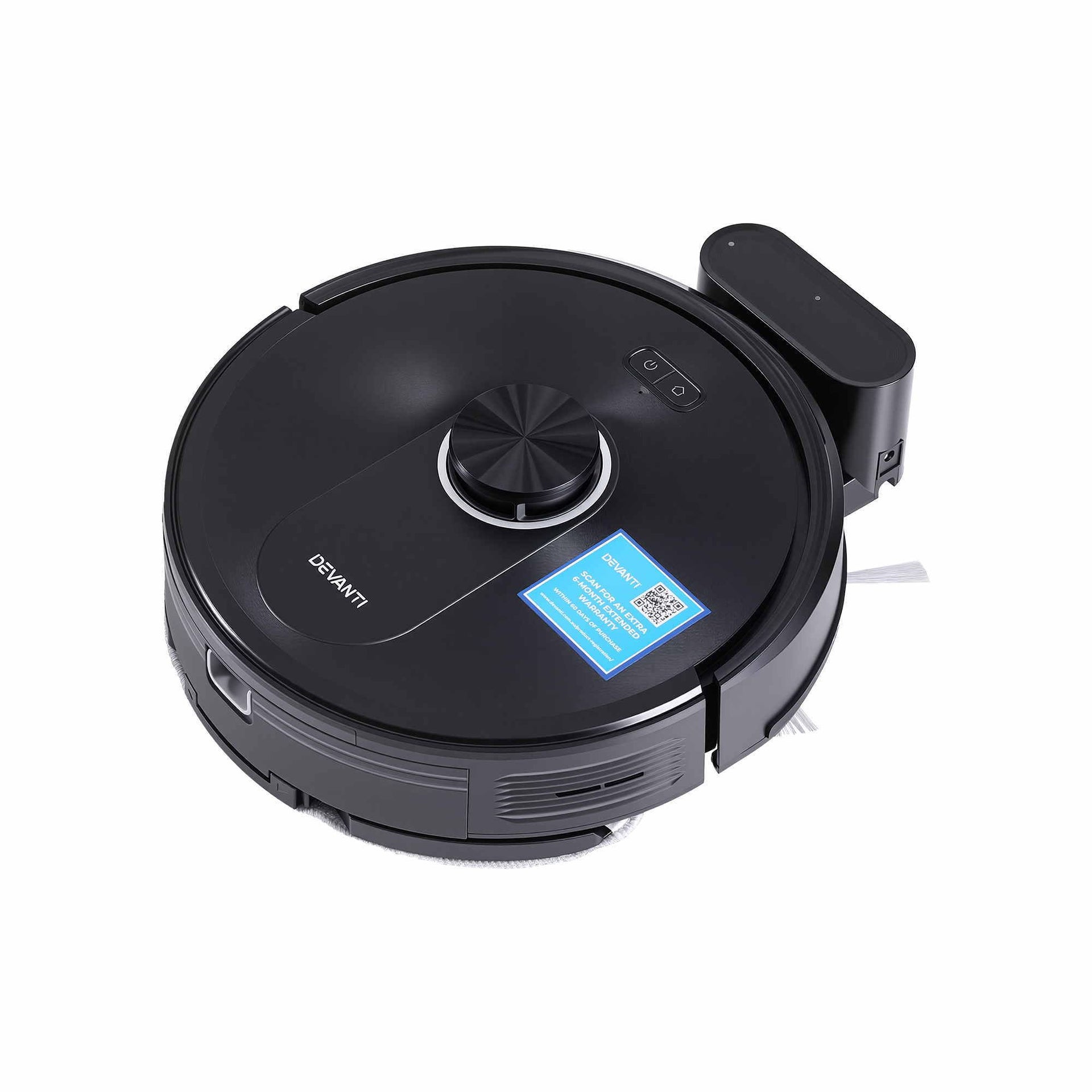 DEVANTI Robot Vacuum and Mop, APP Control 6000Pa LDS Laser 3-in-1 Cleaning Awezingly