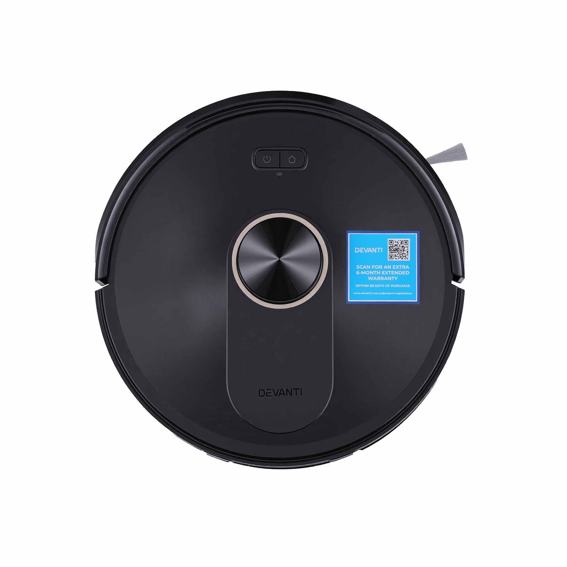 DEVANTI Robot Vacuum and Mop, Self-Empty APP Control 6000Pa LDS Laser 3in1 Awezingly