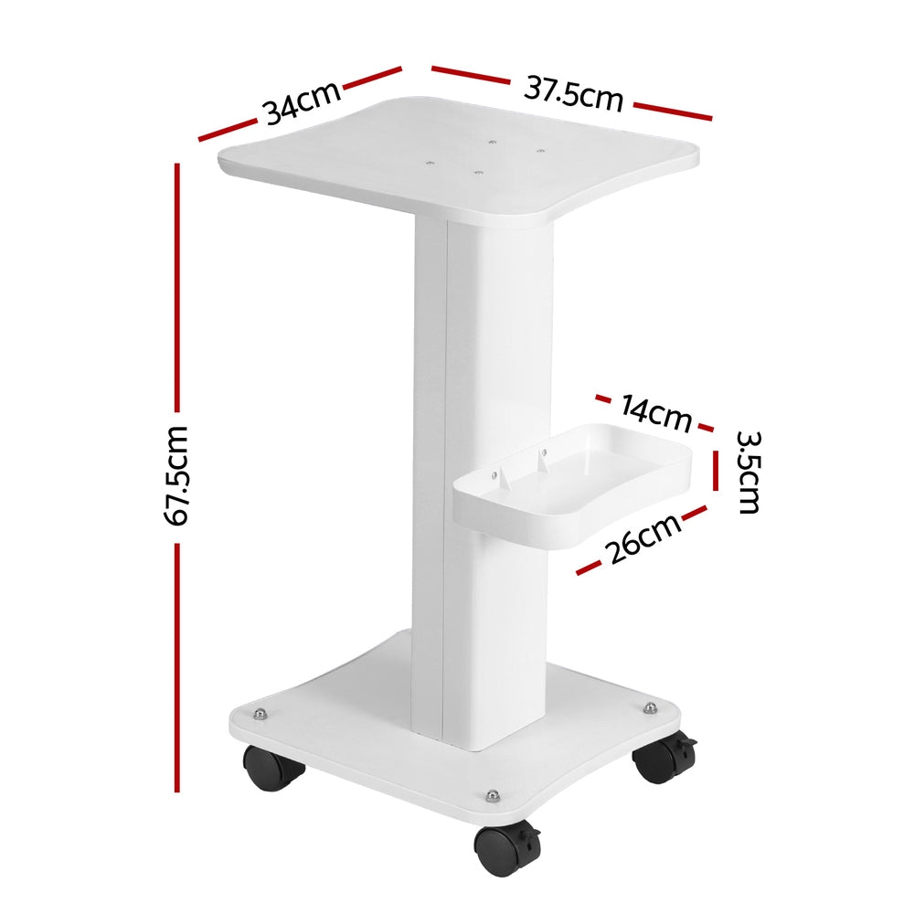 Embellir Salon Trolley Cart Spa Beauty Rolling Tray Hairdressing Storage Stand Does Not Apply