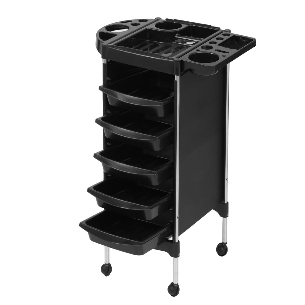 Embellir Salon Trolley Cart Spa Beauty Rolling Tray Hairdressing Storage 6 Tiers Does Not Apply