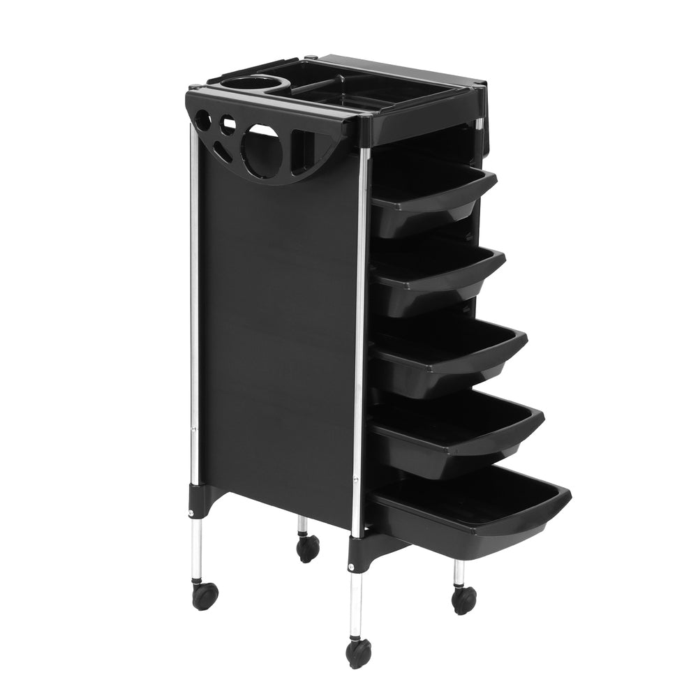 Embellir Salon Trolley Cart Spa Beauty Rolling Tray Hairdressing Storage 6 Tiers Does Not Apply