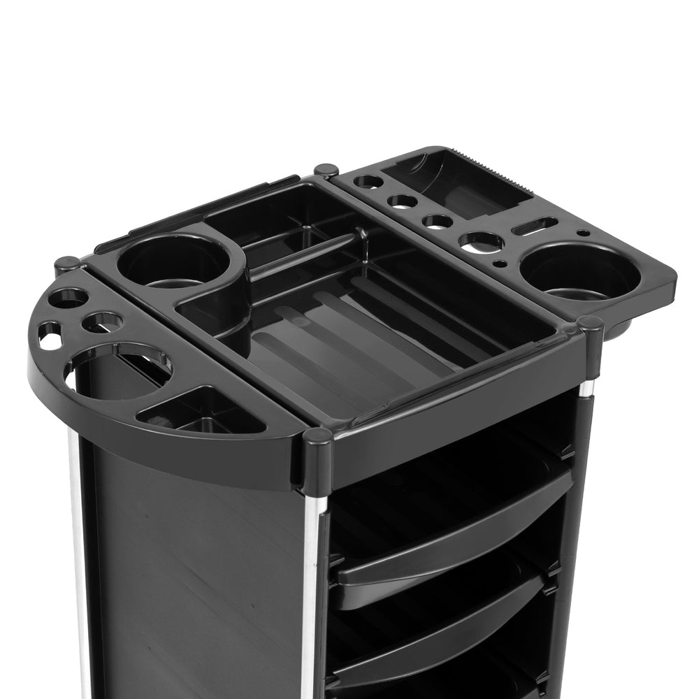 Embellir Salon Trolley Cart Spa Beauty Rolling Tray Hairdressing Storage 6 Tiers Does Not Apply
