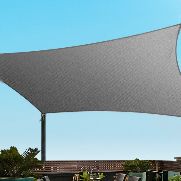 Instahut Shade Sail Cloth Shadecloth Rectangle Canopy 280gsm 3x4m Does not apply